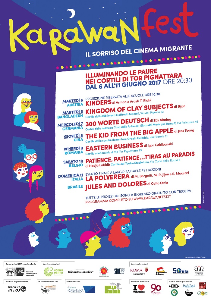 Torna a Roma il KARAWAN FEST nei cortili di Tor Pignattara e Pigneto dal 6 all’11 giugno