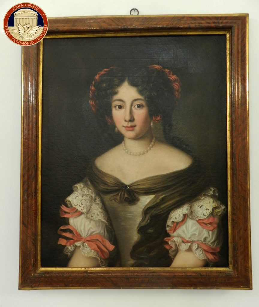 Palermo, ritrovato dipinto del ‘600 rubato 32 anni fa presso il “Palazzo Chigi” di Ariccia