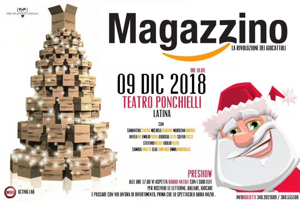Latina, Splatters Company presenta “Magazzino” il Teatro Panettone