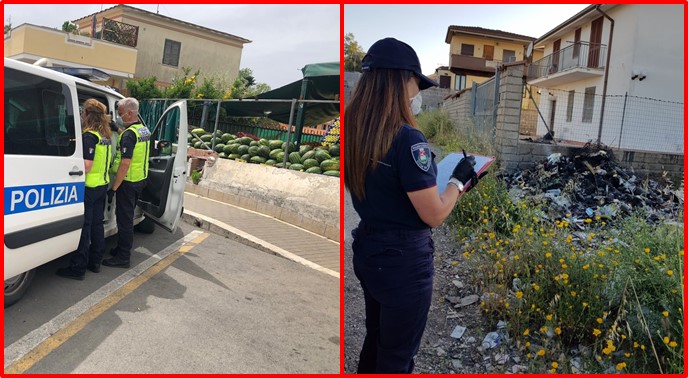 Ardea, fioccano sanzioni per terreni abbandonati, discariche abusive e blocchi stradali a causa dei rifiuti