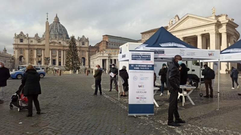 Roma, “L’ultimo miglio verso la scomparsa dell’Epatite C”: ultima giornata di test gratuiti in piazza