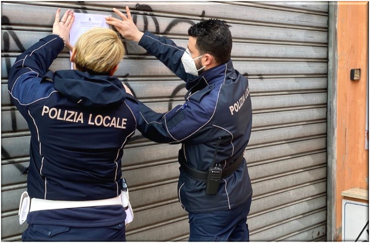 Ardea, la Polizia Locale chiude una palestra per mancata osservanza del DPCM
