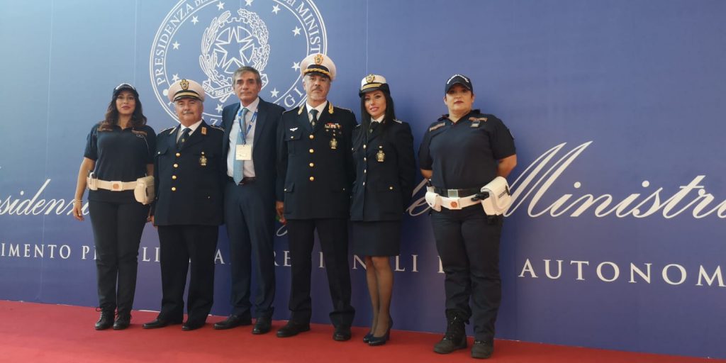 Il Comandante della Polizia Locale, Sergio Ierace, richiamato in servizio nella Capitale, saluta i cittadini di Ardea