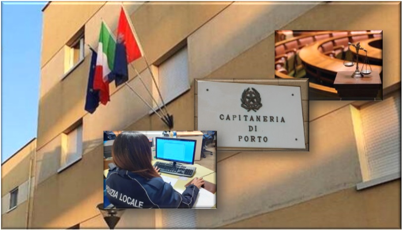 Ardea, “blitz” congiunto di Polizia Locale e Capitaneria di Porto negli uffici del Comune: sequestrati molti documenti