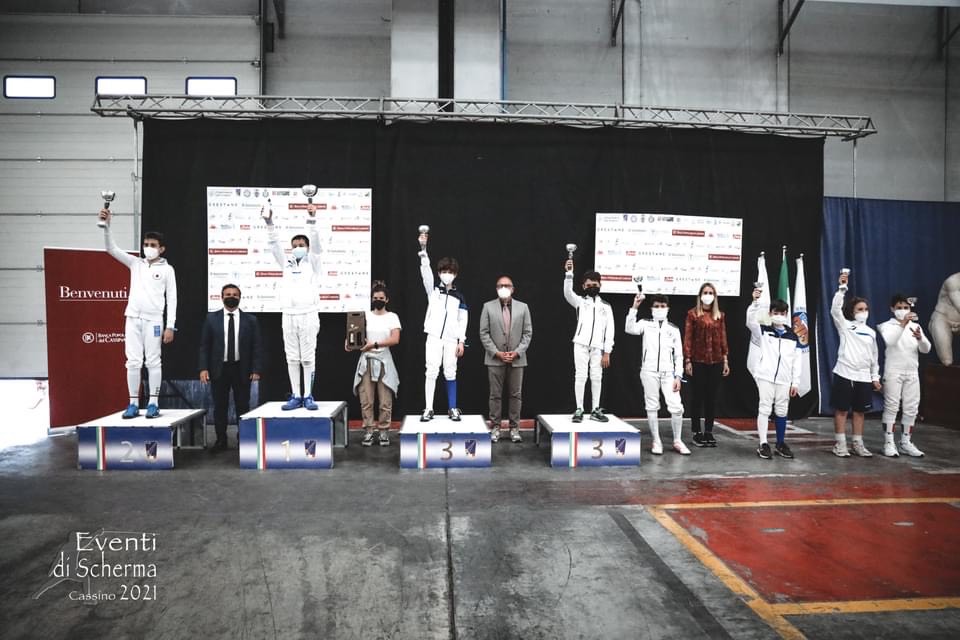 Anzio, Lorenzo Cafarotti è il nuovo campione regionale di spada maschile della categoria “Giovanissimi”