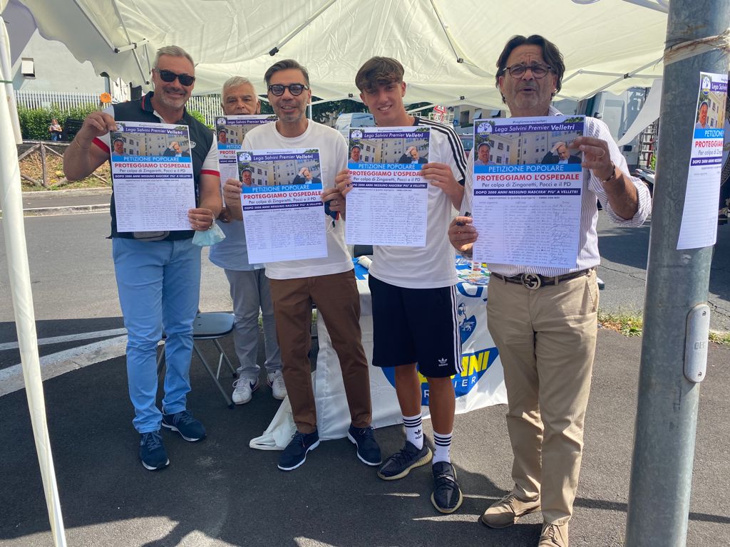 SANITÀ, LEGA: GRANDE PARTECIPAZIONE PER SALVARE IL PUNTO NASCITA DI VELLETRI
