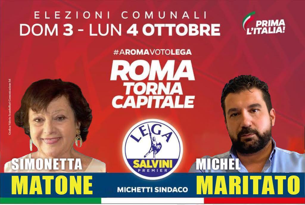 Roma, Maritato(Lega): “In coppia con Matone per giustizia e sociale”