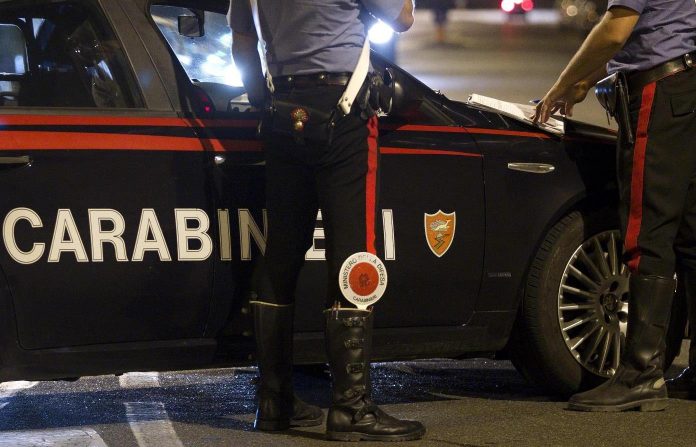 PIAZZA DANTE - I Carabinieri intervenuti