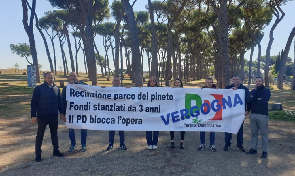 ROMA CAPITALE, GIANNINI – GIOVAGNORIO: “PARCO PINETO INSICURO E SENZA DECORO PER INAFFIDABILITA’ ZINGARETTI”.