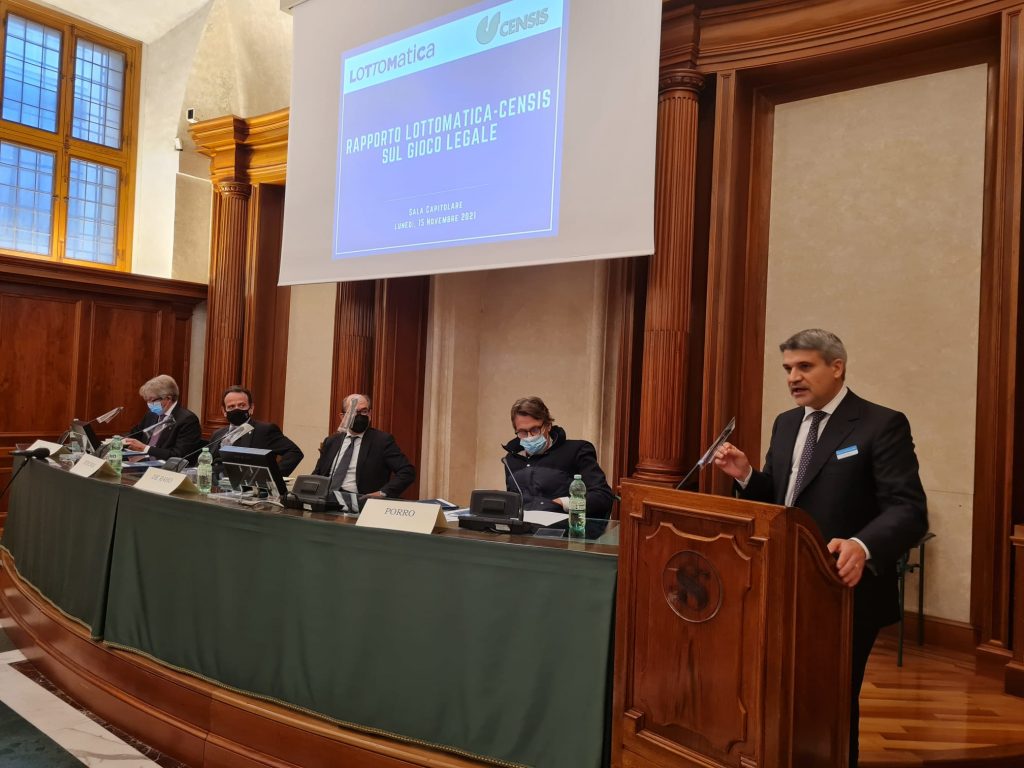 Presentato il ‘Rapporto Lottomatica-Censis sul Gioco Legale’