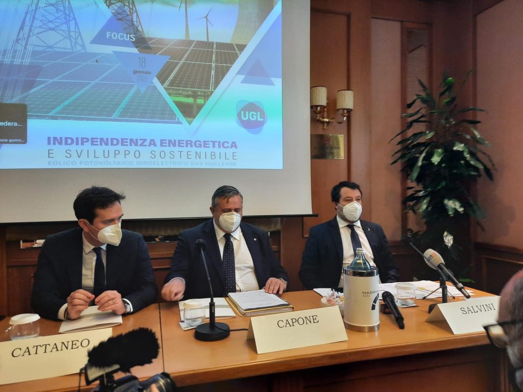 “Indipendenza energetica e sviluppo sostenibile” al centro dell’incontro promosso dall’UGL sul caro bollette