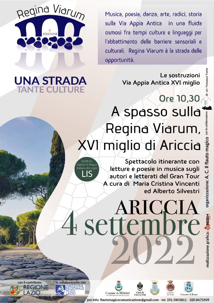 Si moltiplicano gli appuntamenti culturali in vista della 70° Sagra della Porchetta di Ariccia: archeologia, ambiente, Grand Tour e rievocazione storica per valorizzare tutti i luoghi della città