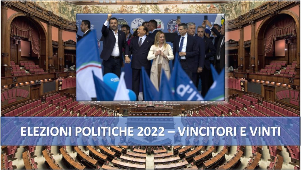 ELEZIONI POLITICHE 2022. GLI ITALIANI HANNO DECISO: GOVERNO DI CENTRODESTRA A TRAZIONE FRATELLI D’ITALIA