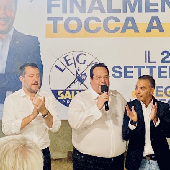 Elezioni 2022: A Velletri bagno di folla per Matteo Salvini