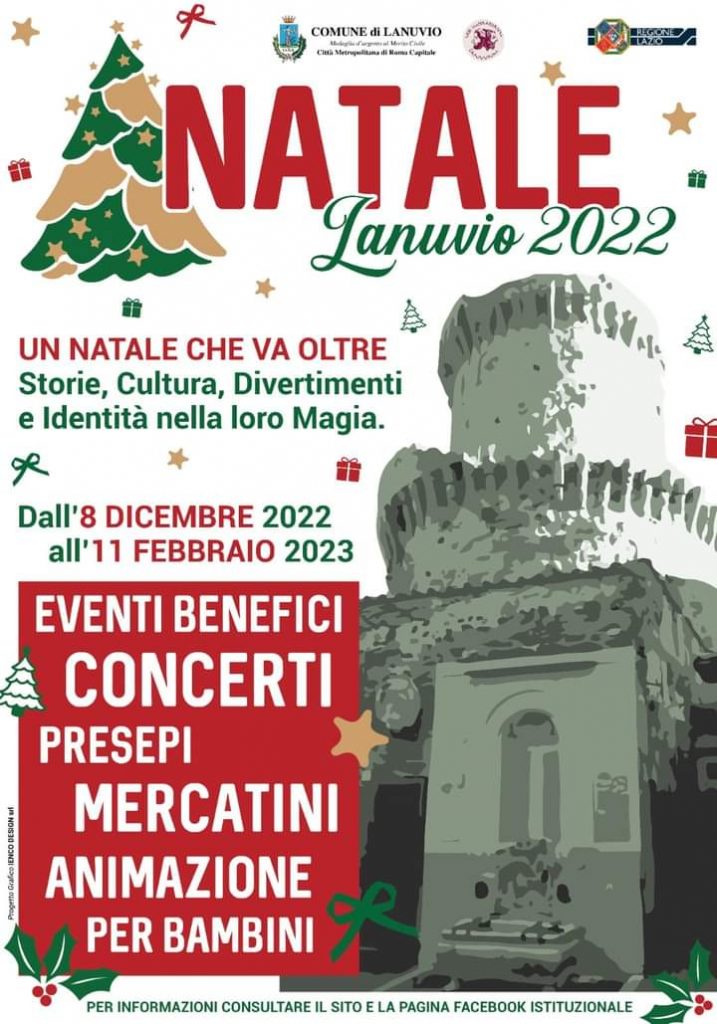 LANUVIO SI PREPARA AL NATALE CON UN RICCO CALENDARIO DI EVENTI