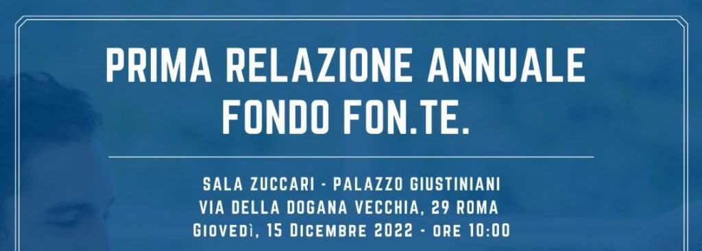 Terziario, domani a Roma la Prima Relazione Annuale del Fondo Fon.Te.