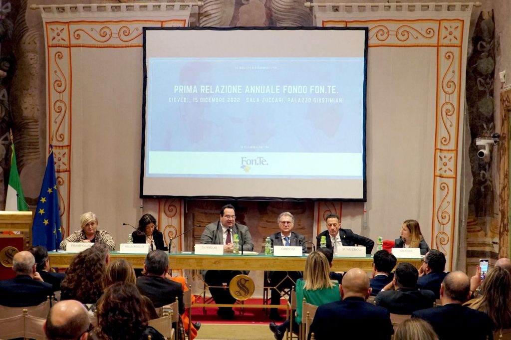 PRESENTATA LA PRIMA RELAZIONE ANNUALE 2022 DEL FONDO PENSIONE FON.TE.