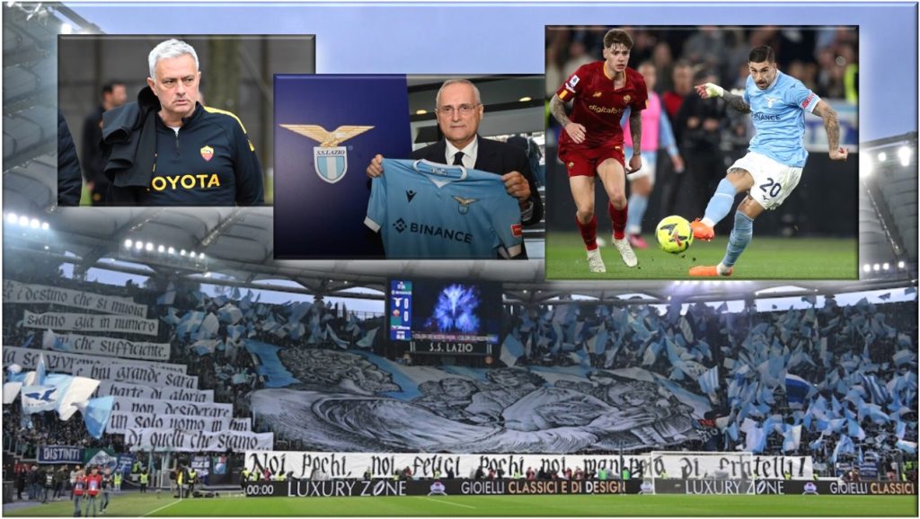 LAZIO-ROMA 1-0. IL VOLO DELL’AQUILA, BIANCOCELESTI AL SECONDO POSTO IN CLASSIFICA