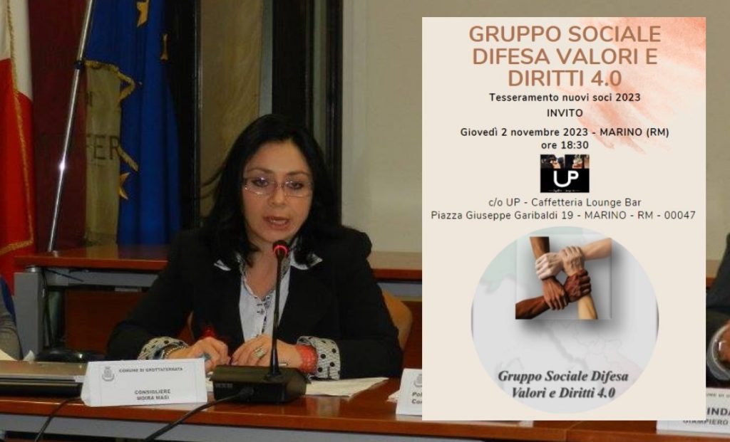 GRUPPO SOCIALE DIFESA VALORI E DIRITTI 4.0 – INCONTRO A MARINO CON I NUOVI SOCI