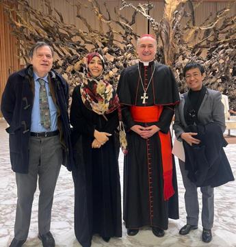 Pace, Nobel consegnano al Papa ‘Dichiarazione sulla fraternità umana’