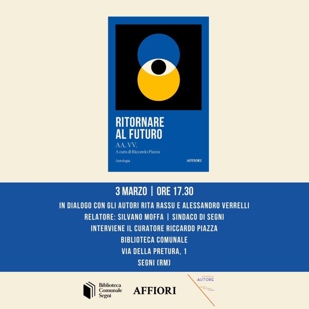 Segni, Alessandro Verrelli e Rita Rassu presentano “America sulle mani”, il loro ultimo racconto Segni