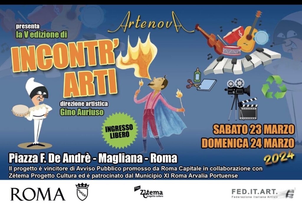 Roma: nel fine settimana c’è “Incontr’Arti” alla Magliana