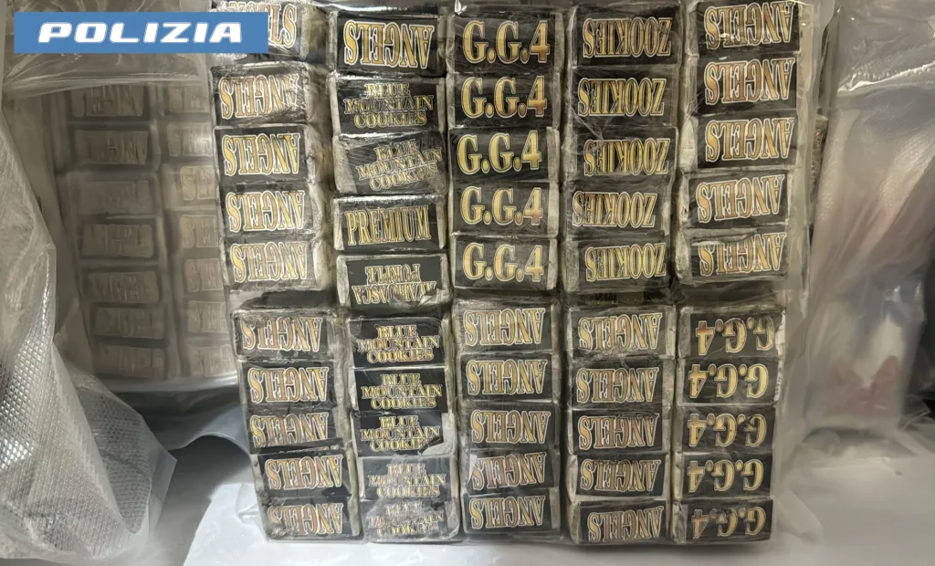 1 tonnellata di hashish in un sottoscala. La Polizia arresta una 51enne italiana a Roma hashish