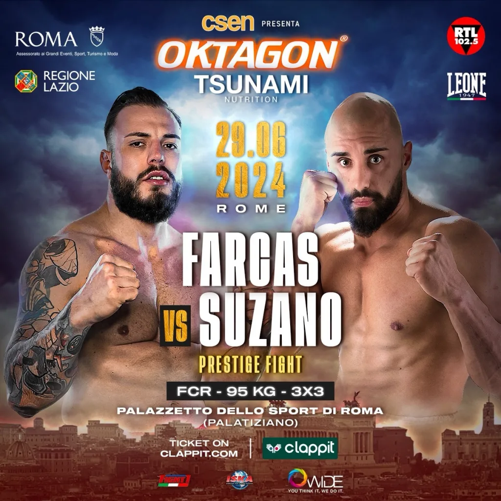 Oktagon Tsunami Roma: occhi puntati sul Mondiale di Mattia Faraoni ma cresce anche la stella Yuri Farcas