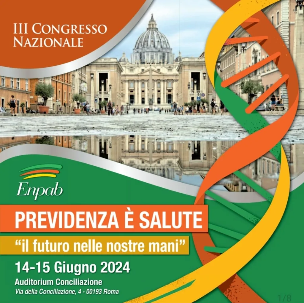 Venerdì 14 giugno al via il III Congresso Nazionale Enpab: Previdenza è salute “Il futuro nelle nostre mani”