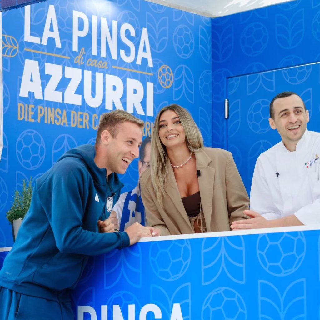 Pinsa: lo chef Montuori accompagna gli Azzurri agli ottavi