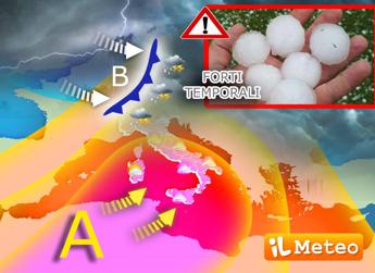 Caldo infernale fino a 44° con Caronte: ‘febbre’ a 38 per Milano, allarme grandine sul Triveneto