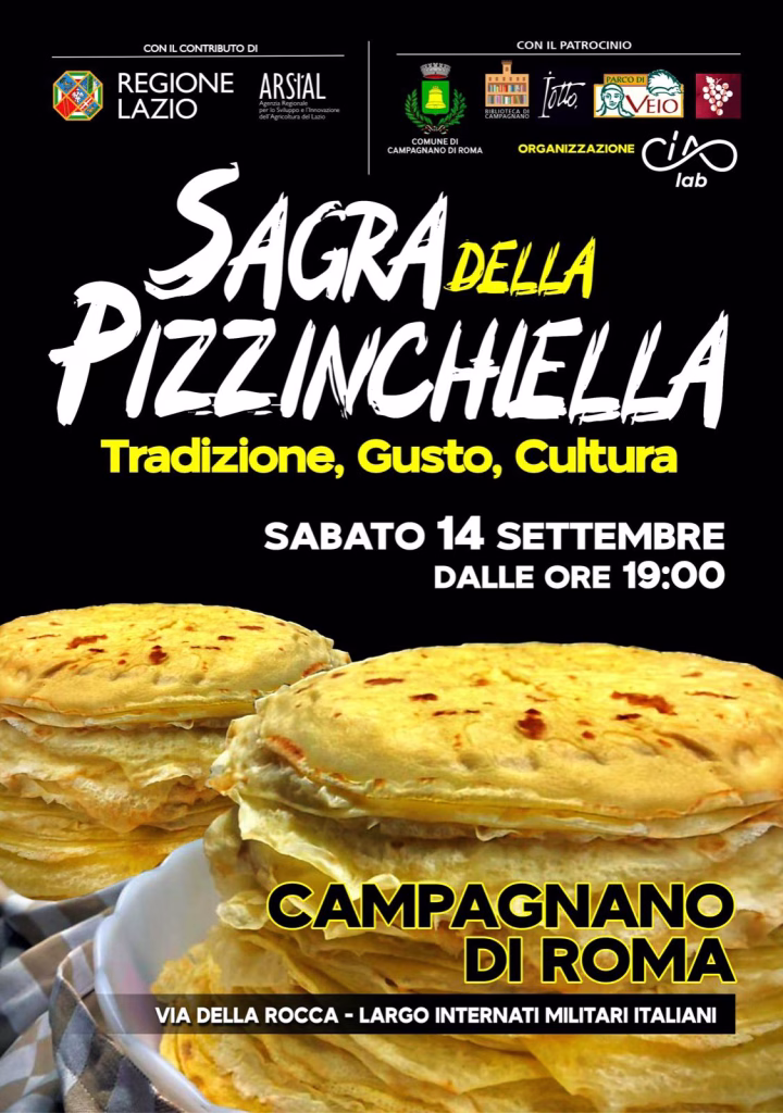 Campagnano di Roma arriva la prima Sagra della Pizzinchiella