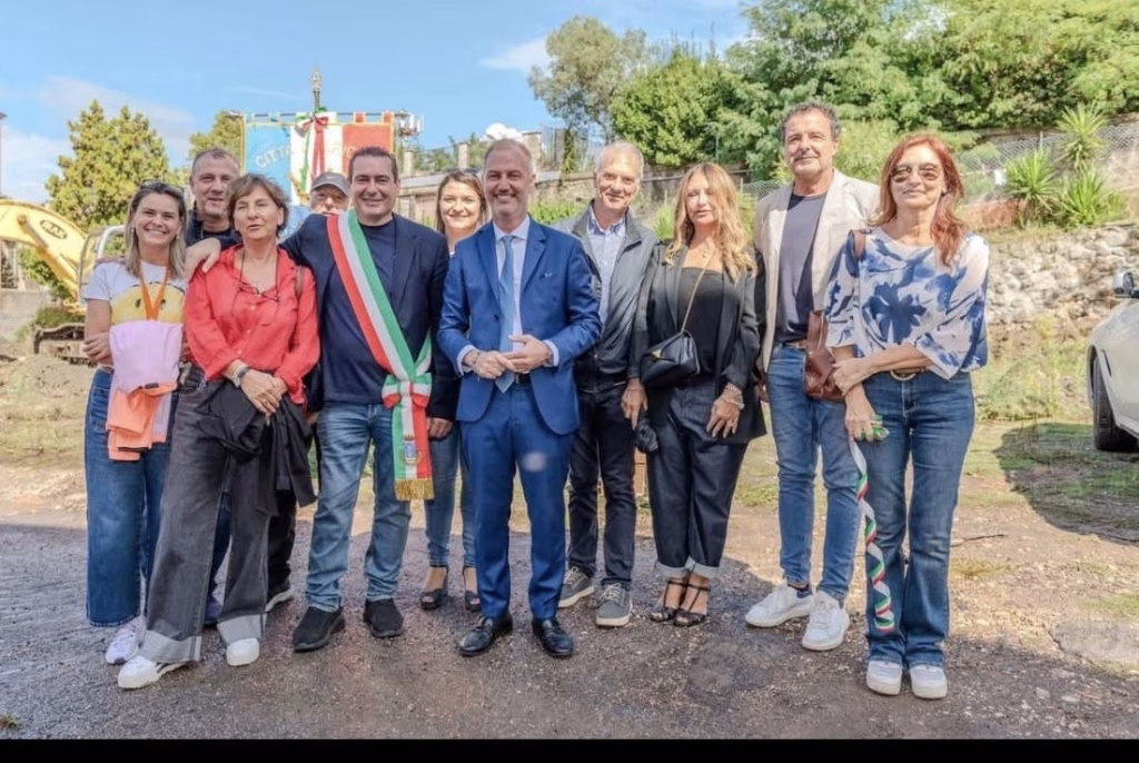 Ariccia, Posa della prima pietra per le nuove case popolari in via degli Olmi