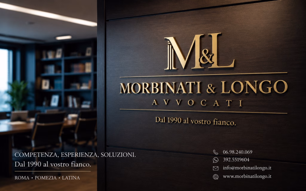 Morbinati & Longo, otto anni consecutivi tra gli Studi Legali dell’Anno: una realtà consolidata tra Roma, Pomezia e Latina Morbinati & Longo