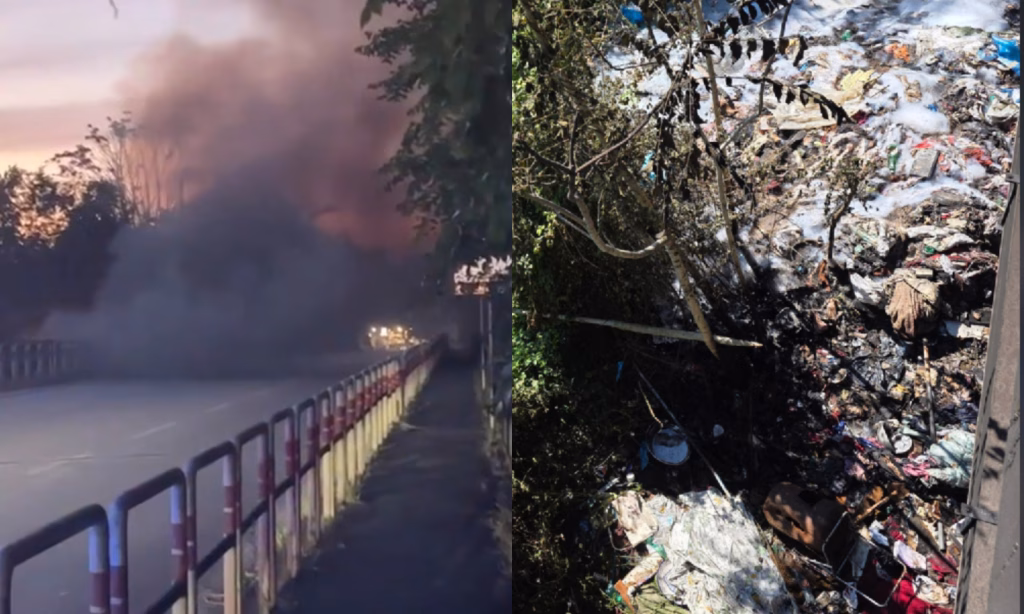 Roma, brucia una discarica abusiva tra Salaria e Prati Fiscali: nube di fumo avvolge il quartiere, secondo intervento in mattinata