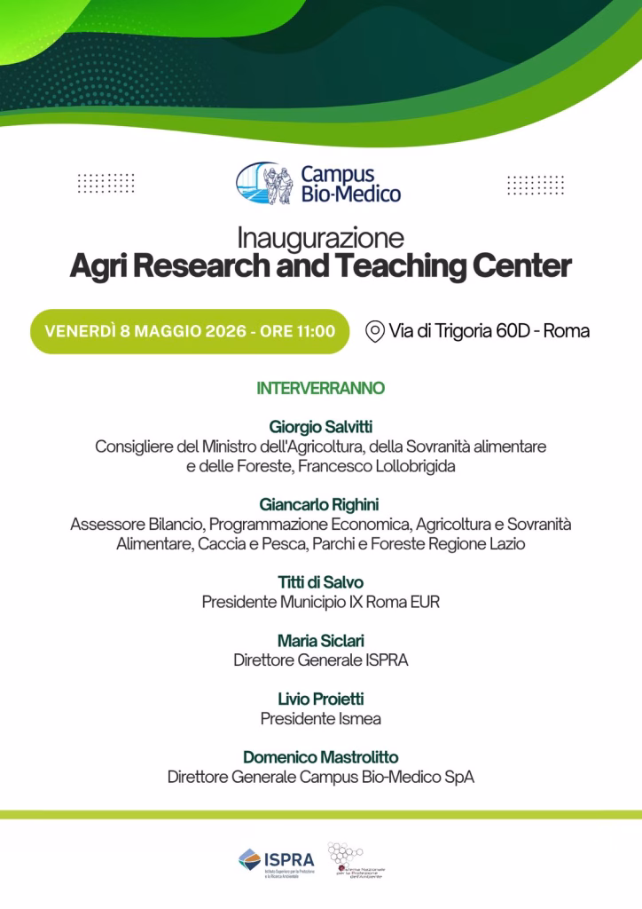 Campus Bio-Medico inaugura l’Agri Research and Teaching Center