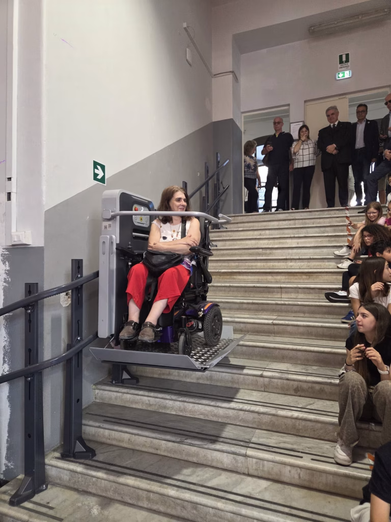 Quando la collaborazione abbatte le barriere: nuovo montascale alla Sisto IV-Andrea Baldi