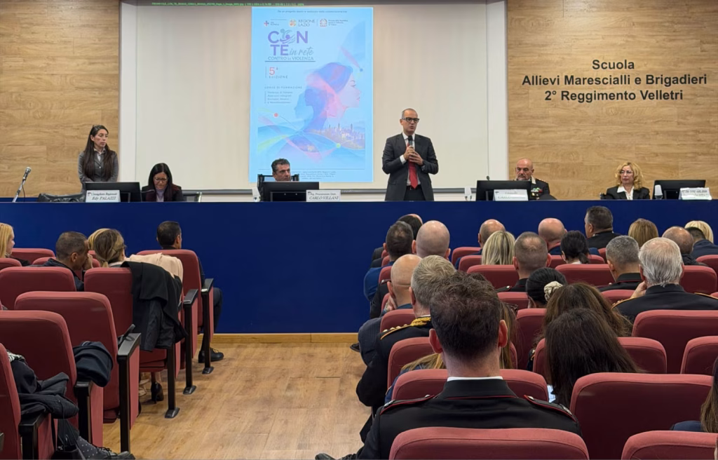 Velletri , continuano gli incontri sulla prevenzione della violenza di genere con il progetto ” ConTein Rete” . Ieri il Corso di Formazione alla Scuola Carabinieri